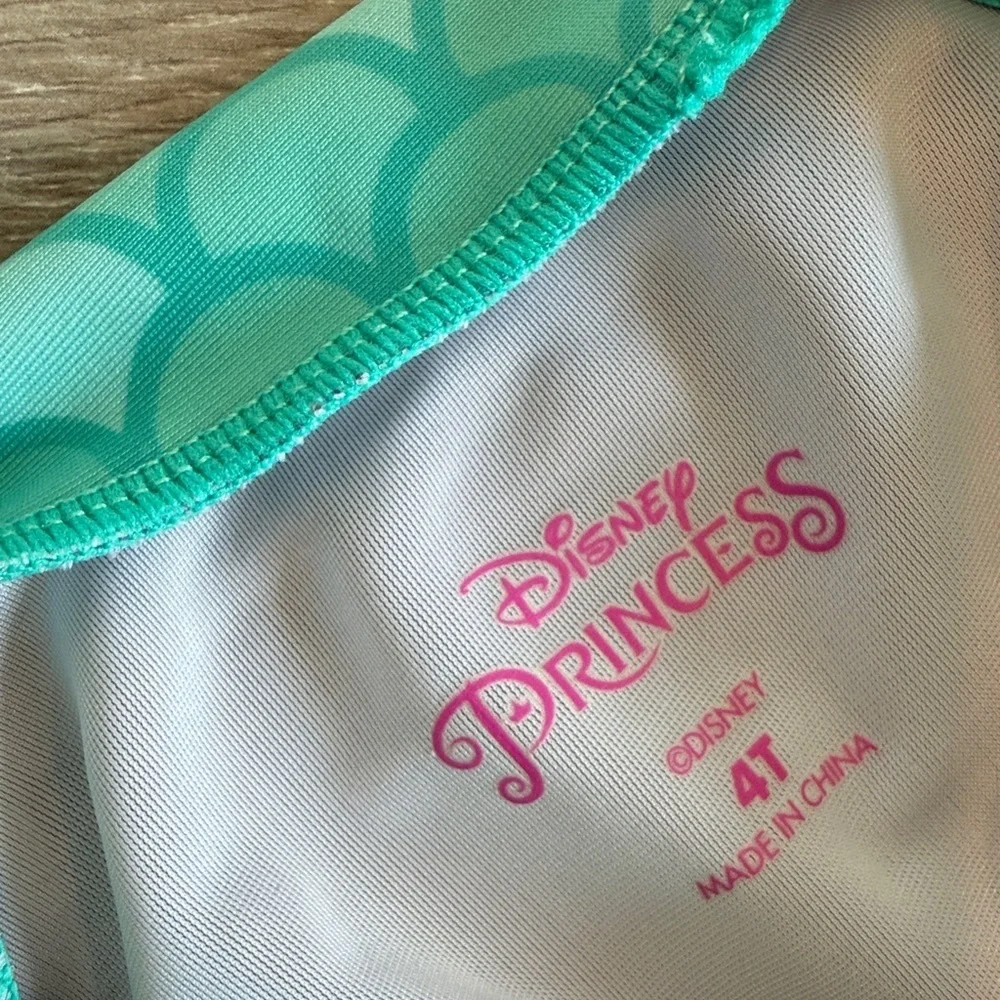 Disney Princess toddler girls swim rash guard